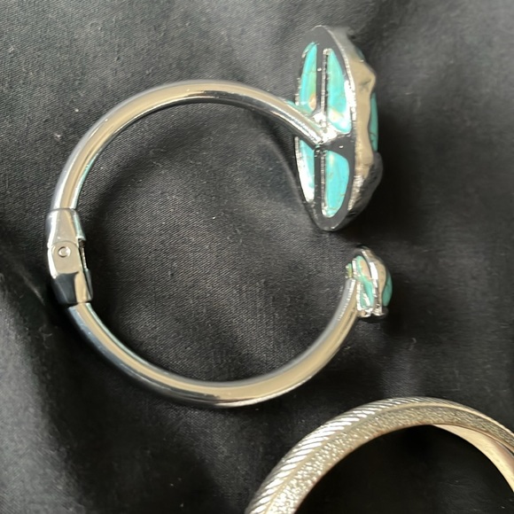 Silver and Turquoise Bracelets NWOT - Picture 4 of 7